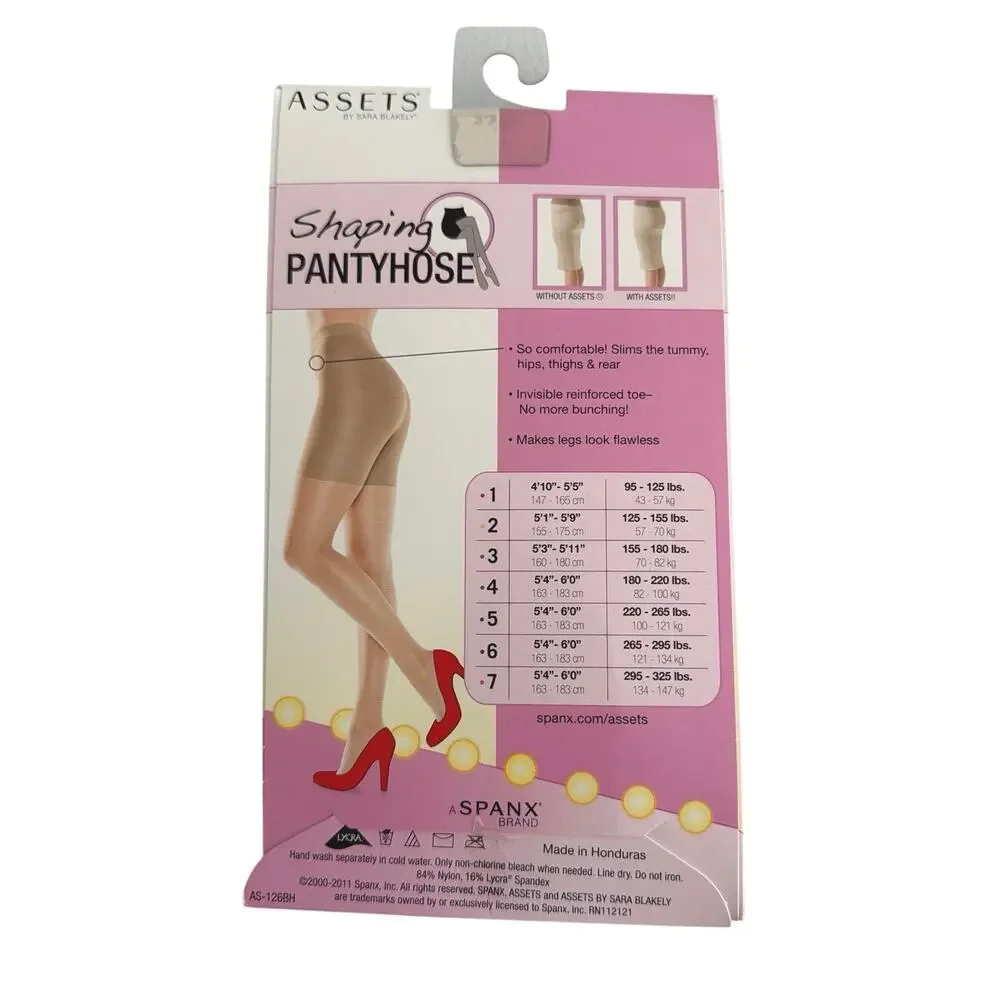 New in package ASSETS shaping pantyhose size 1 black